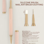 PENNELLO DOUBLE BRUSH SILICONE