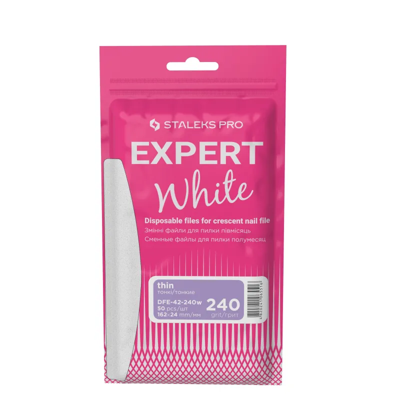 50-pezzi-ricarica-adesive-bianche-per-lima-base-mezzaluna-sottile-expert-42-grana-240 RICAMBIO MEZZALUNA 240 50PZ - immagine 1