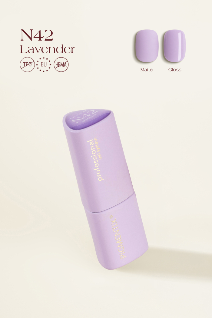 n42 PIGMENTIX GEL POLISH - LAVENDER N42 - immagine 1