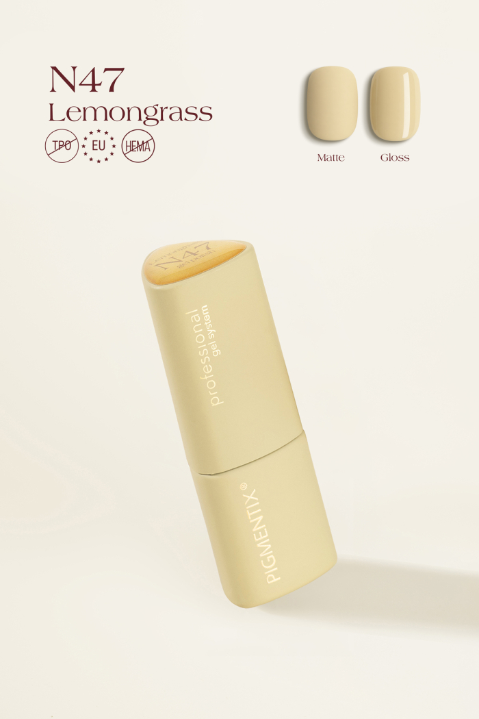 n47 PIGMENTIX GEL POLISH - LEMONGRASS N47 - immagine 1