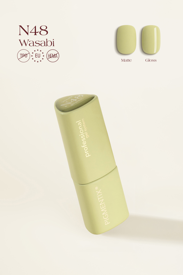 n48 PIGMENTIX GEL POLISH - WASABI N48 - immagine 1