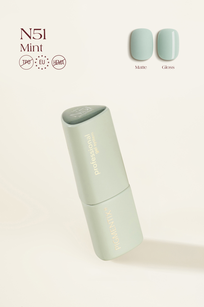 n51 PIGMENTIX GEL POLISH - MINT N51 - immagine 1