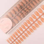 PRESS ON NATURAL MEDIUM OVAL 04