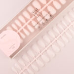 PRESS ON NATURAL SHORT COFFIN 02