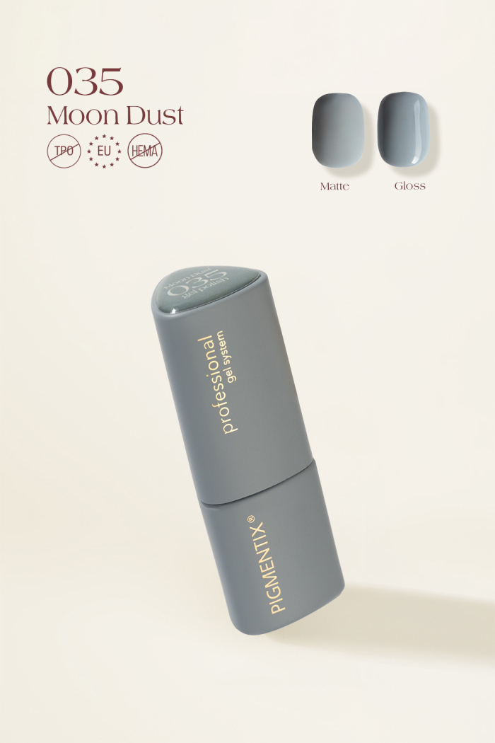 npgx035_1 PIGMENTIX GEL POLISH - MOON DUST 035 - immagine 1
