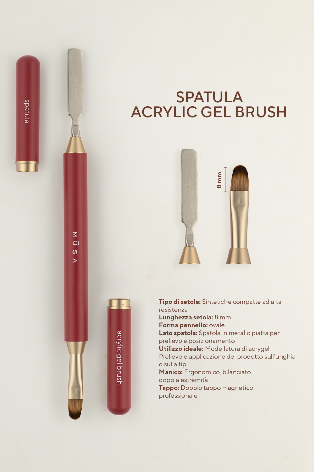 spatula_acrylicgel_1 PENNELLO DOUBLE SPATULA ACRYLIC GEL - immagine 1