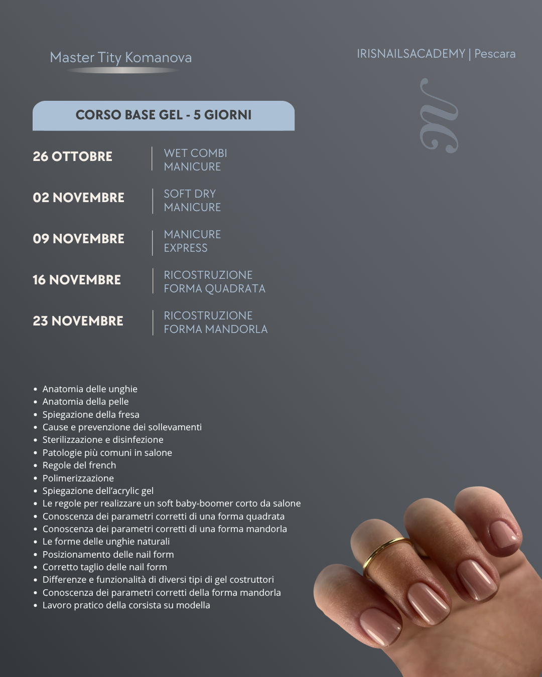 Copia di Copia di Locandina_Calendario_Corsi_Canva_editabile_v2.pptx CORSO BASE GEL MUSA - immagine 1