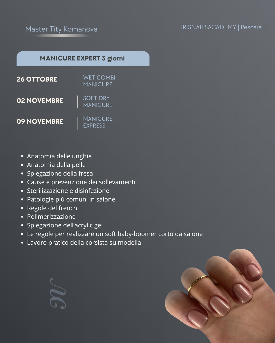 Copia di Locandina_Calendario_Corsi_Canva_editabile_v2.pptx CORSO MANICURE EXPERT MUSA - immagine 1